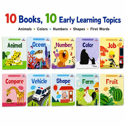 Peek & Learn Lift-the-Flap Board Book Set
