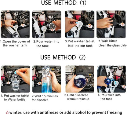 Wind Shield Washer Fluid Tablets