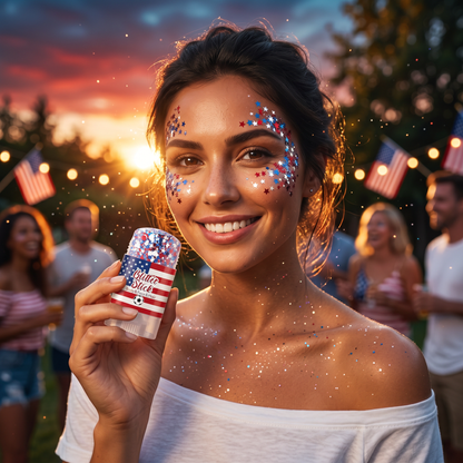 4th of July Glitter Stick