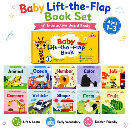 Peek & Learn Lift-the-Flap Board Book Set